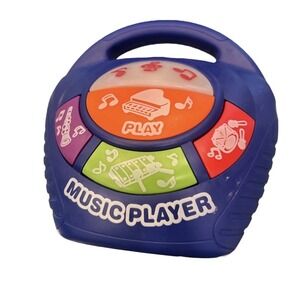 Keenway Music Player Blue – 4 Instruments, Plays Songs – USED